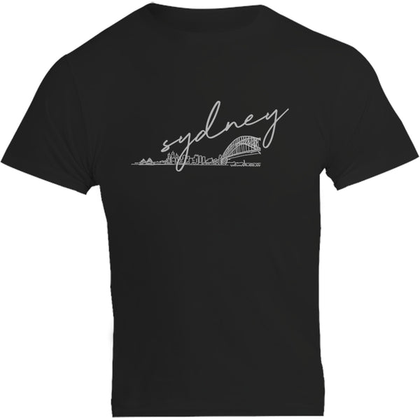 Sydney Hand-drawn Skyline - Unisex Tee - Graphic Tees Australia