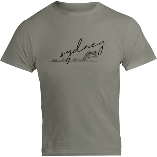 Sydney Hand-drawn Skyline - Unisex Tee - Graphic Tees Australia