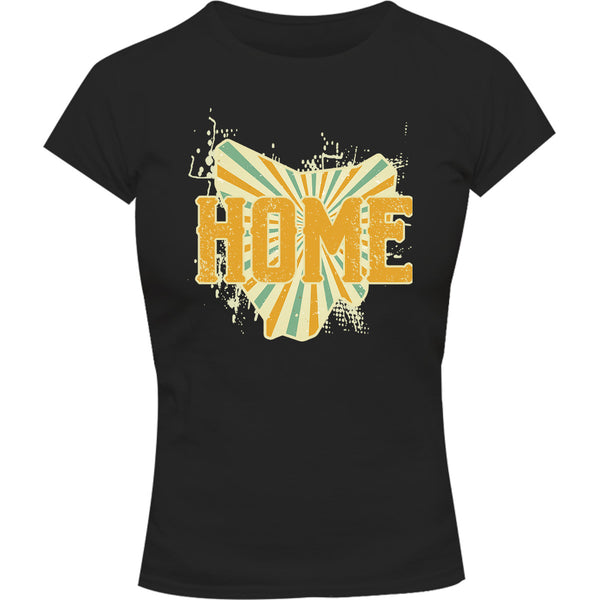 Tasmania Home - Ladies Slim Fit Tee - Graphic Tees Australia