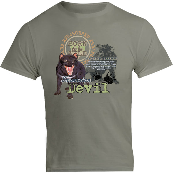 Tasmanian Devil Endangered - Unisex Tee - Graphic Tees Australia