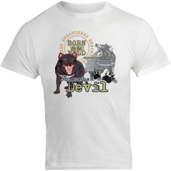 Tasmanian Devil Endangered - Unisex Tee - Graphic Tees Australia