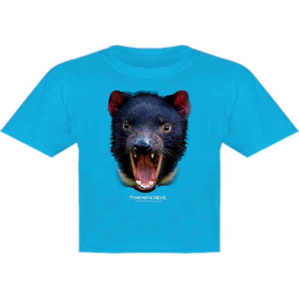 Tasmanian Devil Head - Youth & Infant Tee - Graphic Tees Australia