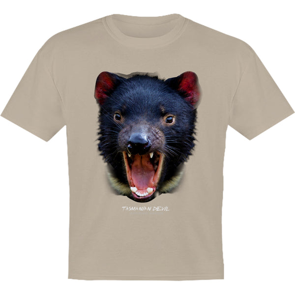 Tasmanian Devil Head - Youth & Infant Tee - Graphic Tees Australia