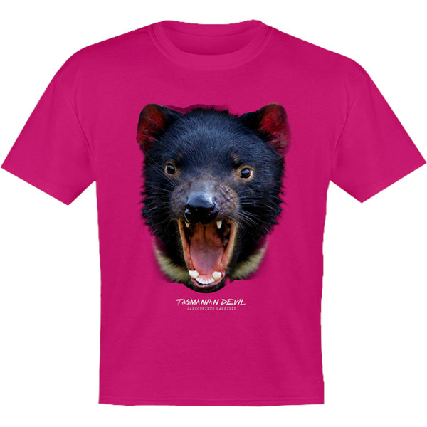 Tasmanian Devil Head - Youth & Infant Tee - Graphic Tees Australia