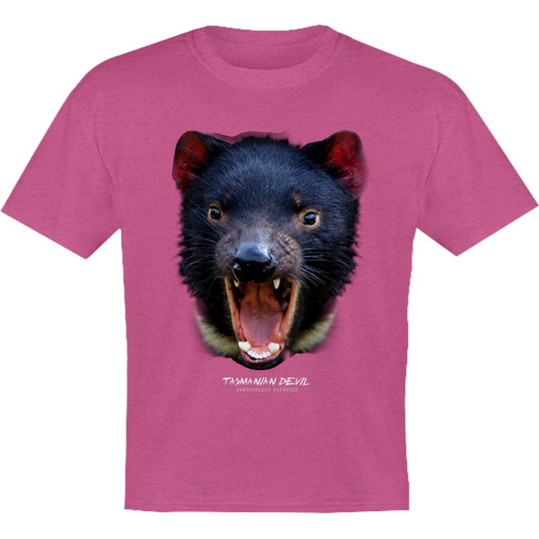 Tasmanian Devil Head - Youth & Infant Tee - Graphic Tees Australia