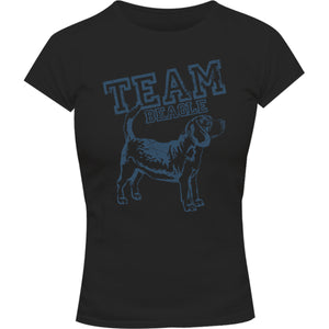 Team Beagle - Ladies Slim Fit Tee - Graphic Tees Australia