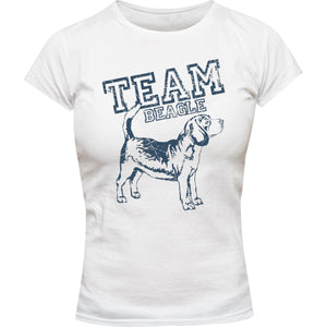 Team Beagle - Ladies Slim Fit Tee - Graphic Tees Australia