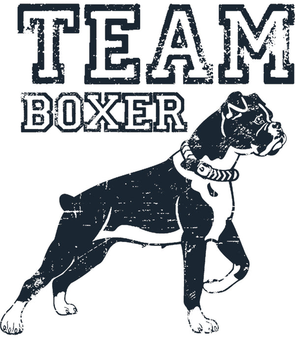 Team Boxer - Ladies Relaxed Fit Tee - Graphic Tees Australia