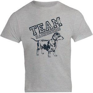 Team Dachshund - Unisex Tee - Plus Size