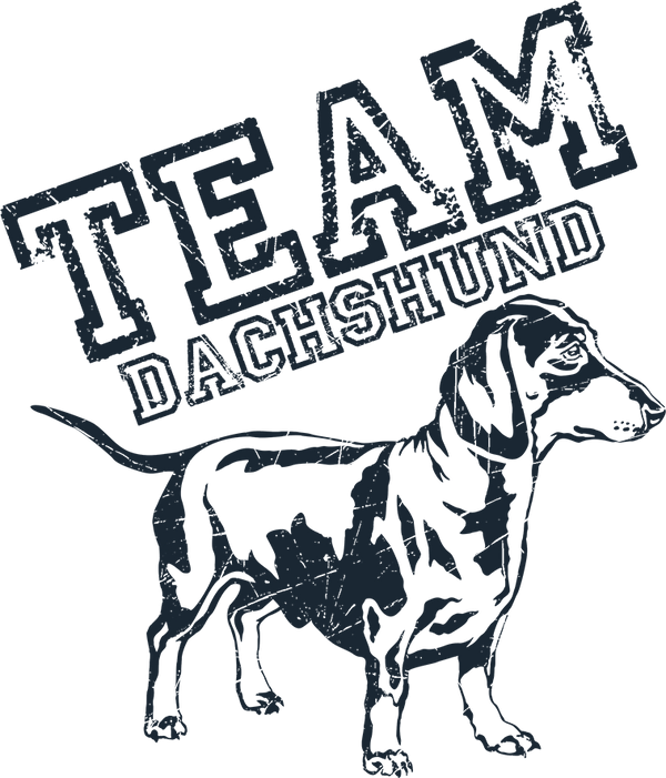 Team Dachshund - Ladies Relaxed Fit Tee - Graphic Tees Australia