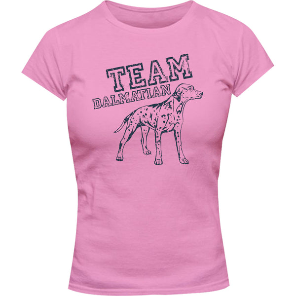 Team Dalmatian - Ladies Slim Fit Tee - Graphic Tees Australia