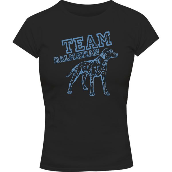 Team Dalmatian - Ladies Slim Fit Tee - Graphic Tees Australia