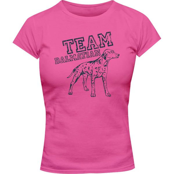 Team Dalmatian - Ladies Slim Fit Tee - Graphic Tees Australia