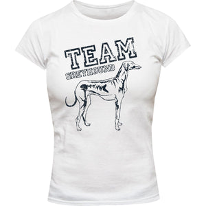 Team Greyhound - Ladies Slim Fit Tee - Graphic Tees Australia