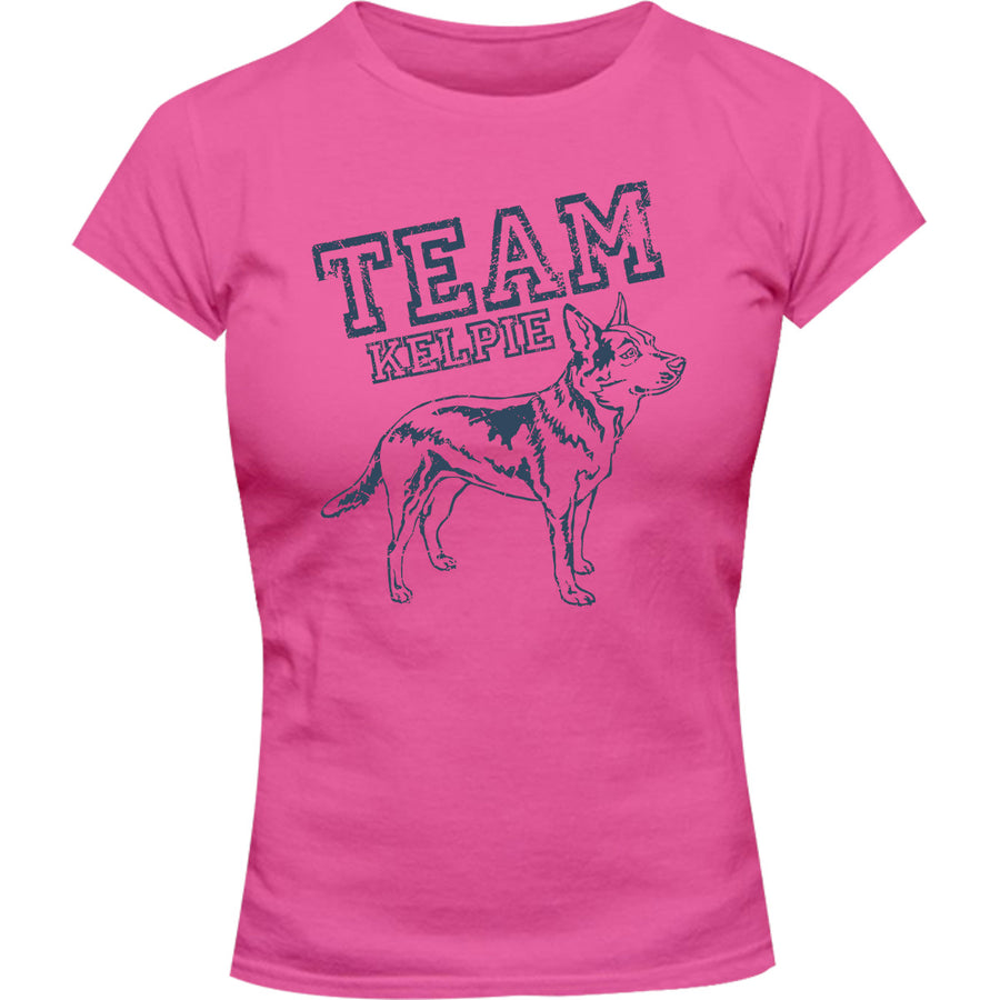 Team Kelpie - Ladies Slim Fit Tee - Graphic Tees Australia