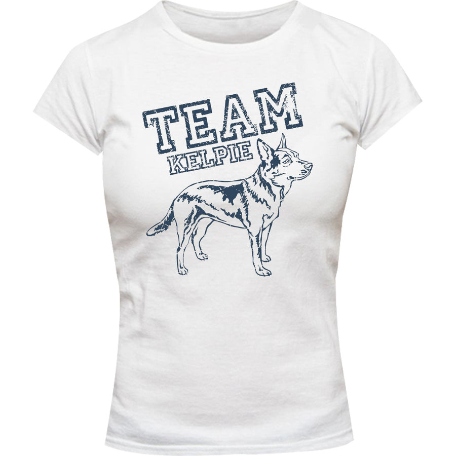 Team Kelpie - Ladies Slim Fit Tee - Graphic Tees Australia