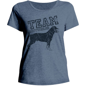 Team Rottweiler - Ladies Relaxed Fit Tee - Graphic Tees Australia