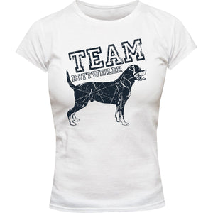 Team Rottweiler - Ladies Slim Fit Tee - Graphic Tees Australia