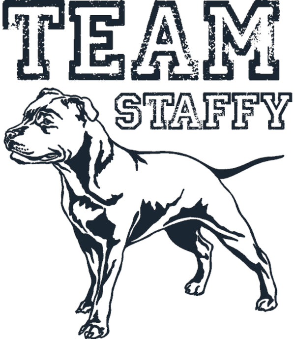 Team Staffy - Ladies Slim Fit Tee - Graphic Tees Australia