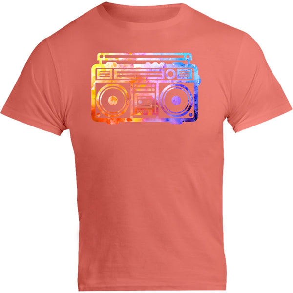 Vintage Boombox Colourful - Unisex Tee