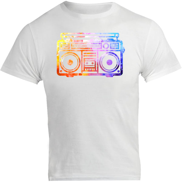 Vintage Boombox Colourful - Unisex Tee