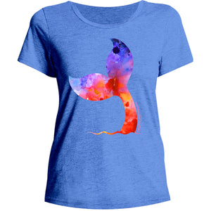 Warrnambool Whale Tail - Ladies Relaxed Fit Tee - Graphic Tees Australia