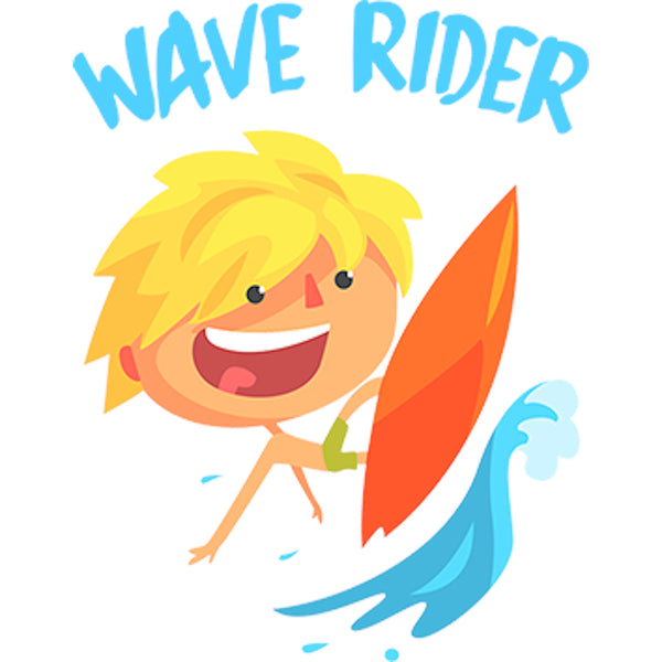 Wave Rider - Ladies Relaxed Fit Tee - Graphic Tees Australia