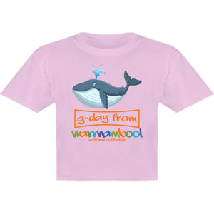 Whale G'day From Warrnambool - Youth & Infant Tee - Graphic Tees Australia