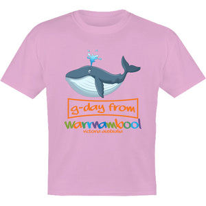 Whale G'day From Warrnambool - Youth & Infant Tee - Graphic Tees Australia