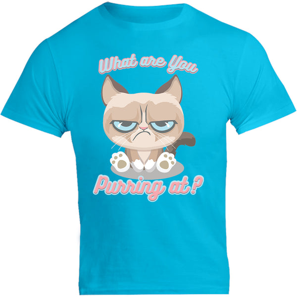 What Are You Purring At? - Unisex Tee - Graphic Tees Australia