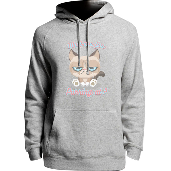 What Are You Purring At? - Unisex Hoodie - Plus Size - Graphic Tees Australia