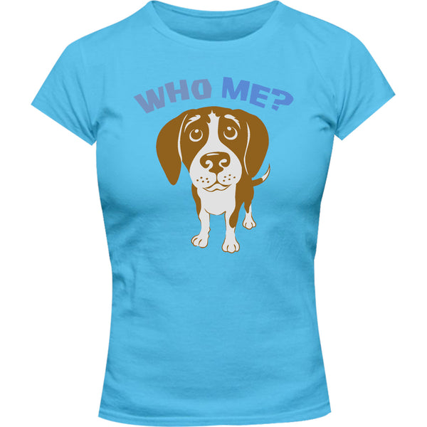 Who Me? - Ladies Slim Fit Tee - Graphic Tees Australia