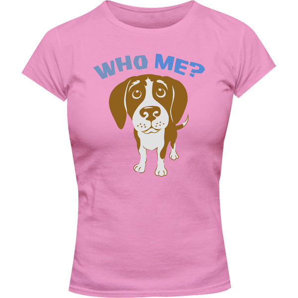 Who Me? - Ladies Slim Fit Tee - Graphic Tees Australia