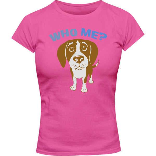 Who Me? - Ladies Slim Fit Tee - Graphic Tees Australia