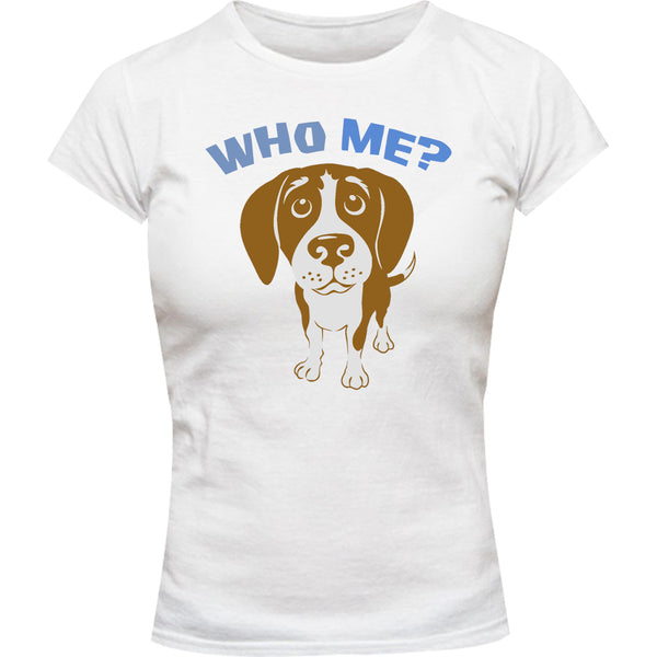 Who Me? - Ladies Slim Fit Tee - Graphic Tees Australia