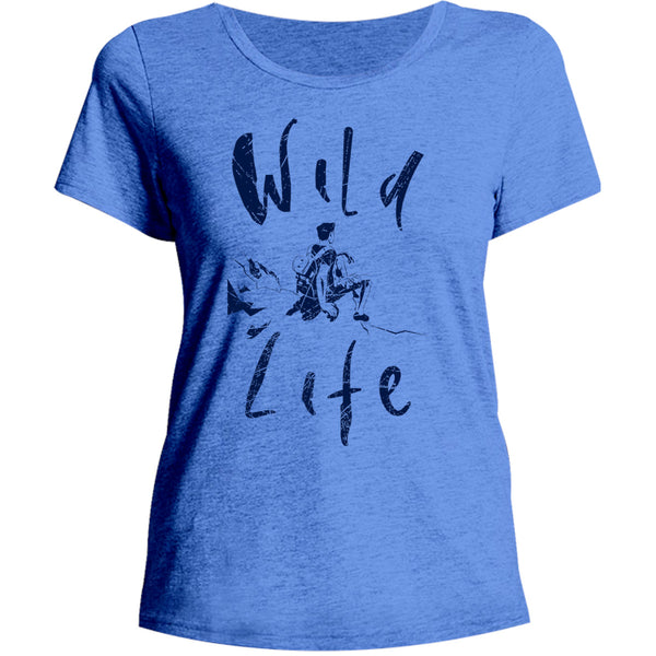 Wild Life - Ladies Relaxed Fit Tee - Graphic Tees Australia