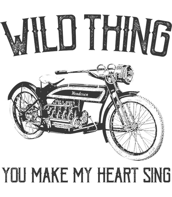 Wild Thing - Ladies Slim Fit Tee - Graphic Tees Australia