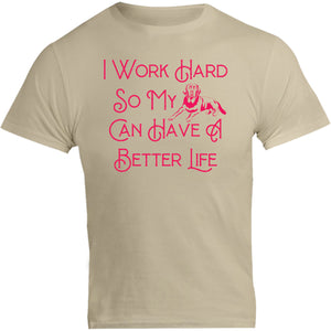 Work Hard For My Labrador - Unisex Tee - Graphic Tees Australia