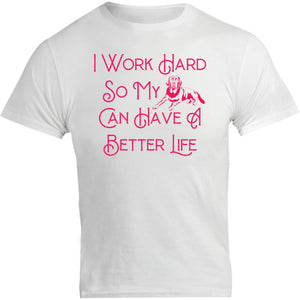 Work Hard For My Labrador - Unisex Tee - Graphic Tees Australia