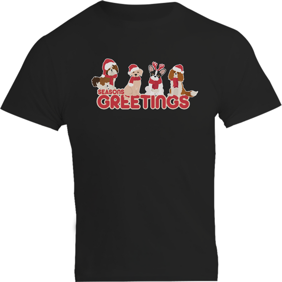 Season's Greetings Dogs - Unisex Tee