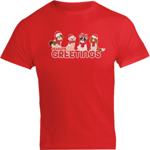 Season's Greetings Dogs - Unisex Tee