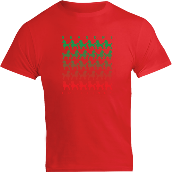 Poodle Season's Greetings - Unisex Tee