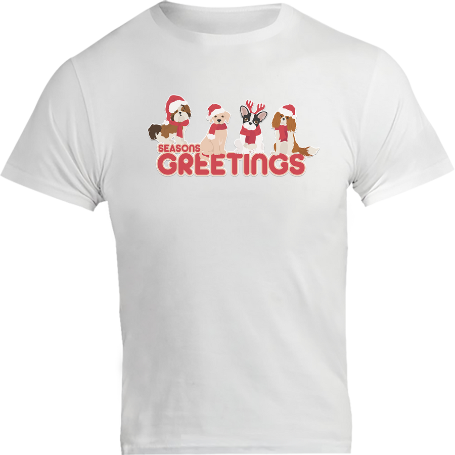 Season's Greetings Dogs - Unisex Tee