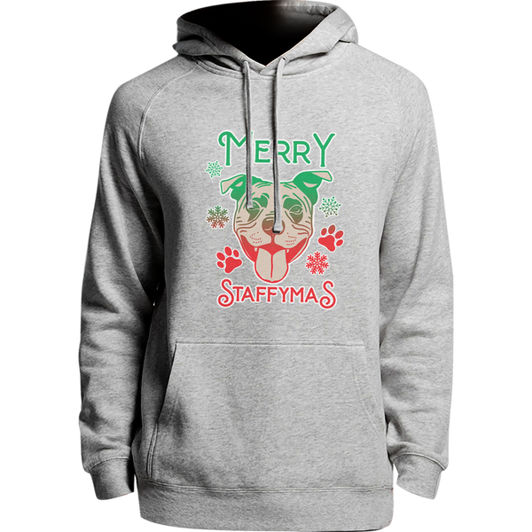 Merry Staffymas - Unisex Hoodie - Plus Size