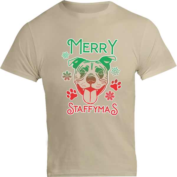 Merry Staffymas - Unisex Tee