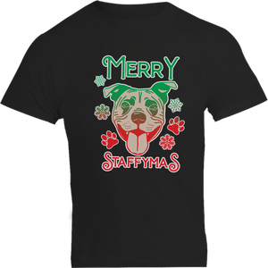 Merry Staffymas - Unisex Tee