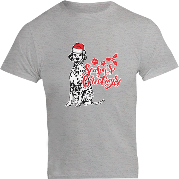 Dalmatian Season's Greetings - Unisex Tee - Plus Size