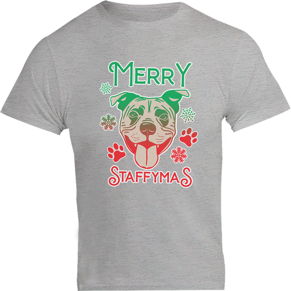 Merry Staffymas - Unisex Tee