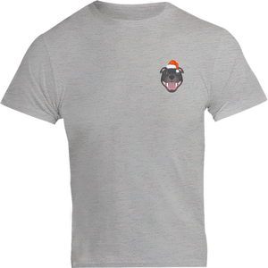 Christmas Staffy Pocket - Unisex Tee - Plus Size