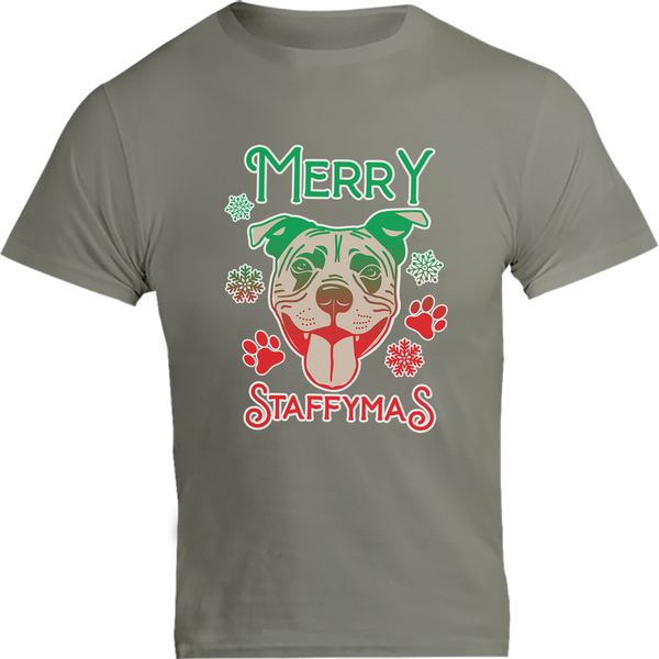 Merry Staffymas - Unisex Tee